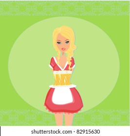 Oktoberfest waitress