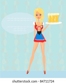 Oktoberfest waitress