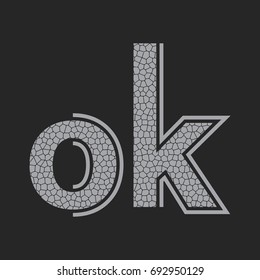 Ok.typography,Fashion.T-shirt graphic vector Print