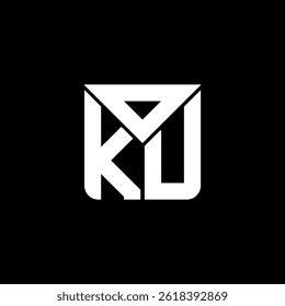 OKU letter logo creative design with vector graphic, OKU simple and modern logo. OKU luxurious alphabet design  