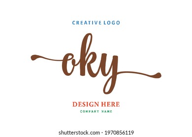 OKY lettering logo is simple, easy to understand and authoritative