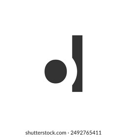 OL creative geometric initial based modern and minimal logo. Letter o l trendy fonts. Universal professional elegant techno vector design.