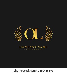 OL Initial beauty floral logo template