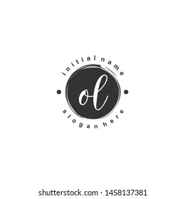 OL Initial beauty monogram logo vector