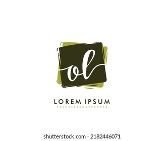 OL Initial beauty monogram logo vector