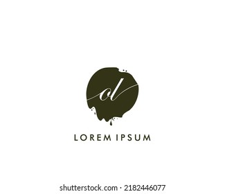 OL Initial beauty monogram logo vector