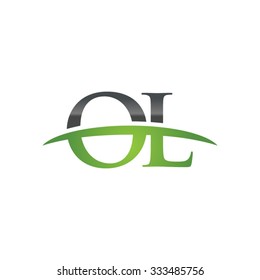 OL initial company green swoosh logo