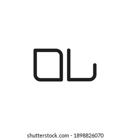 ol initial letter vector logo