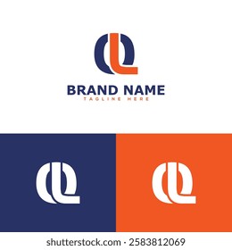 OL Letter Logo Luxury Business Logo with Vector Illustration Template