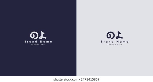 OL letters vector logo design