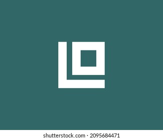 OL LO logo design vector template