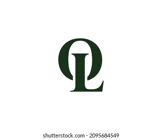 OL LO logo design vector template