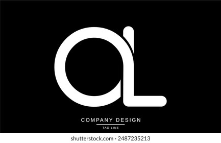 OL, LO, O, L Abstract Letters Logo Monogram design Font Icon