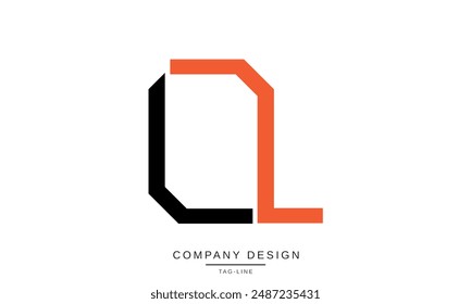 OL, LO, O, L Abstract Letters Logo Monogram design Font Icon