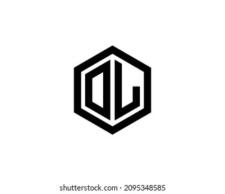 OL logo design vector template