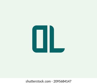 OL logo design vector template