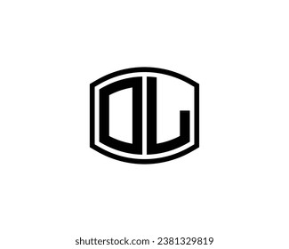 OL logo design vector template