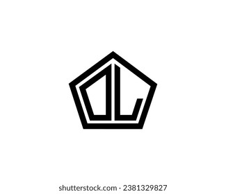 OL logo design vector template