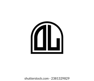 OL logo design vector template