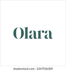 olara logo design vector template