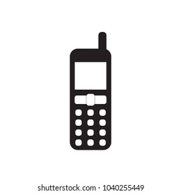 Old 1999-2005 Mobile Polyphonic Vector Icon