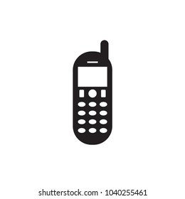 Old 1999-2005 Mobile Polyphonic Vector Icon