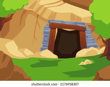 1,111 Stone tunnel cartoon Images, Stock Photos & Vectors | Shutterstock
