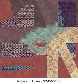 Old Abstract Vector Design Texture
