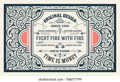 old advertising design