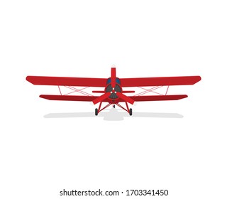 Download Vintage Red Airplane High Res Stock Images Shutterstock