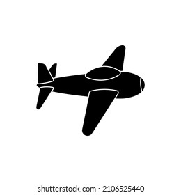 Old Airplane Icon Design Template Vector Isolated