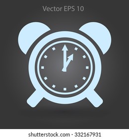 old alarm clock vector illustration