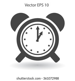 old alarm clock vector illustration