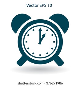 old alarm clock vector illustration