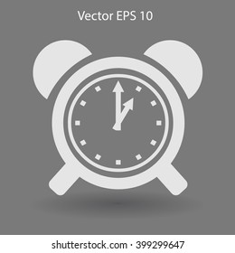 old alarm clock vector illustration