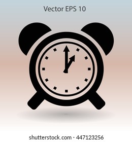 old alarm clock vector illustration