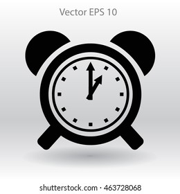 old alarm clock vector illustration