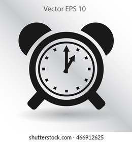 old alarm clock vector illustration