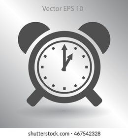 old alarm clock vector illustration