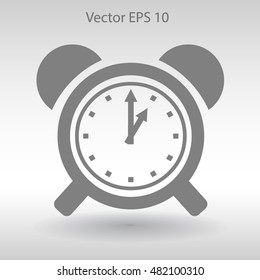 old alarm clock vector illustration