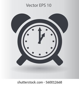 old alarm clock vector illustration