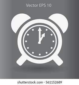 old alarm clock vector illustration