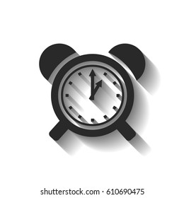 old alarm clock vector illustration