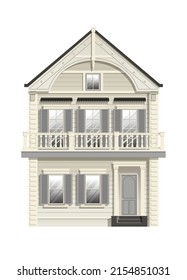 Old American Vintage Style House