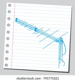 Old analog antenna