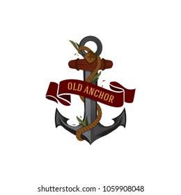 Old Anchor Illustration