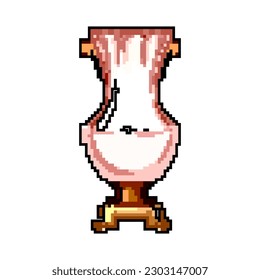 old antique vase game pixel art retro vector. bit old antique vase. old vintage illustration