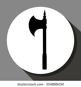 Old and antique weapon graphic design, vector illustration