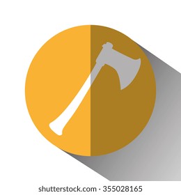 Old and antique weapon graphic design, vector illustration