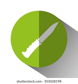 Old and antique weapon graphic design, vector illustration